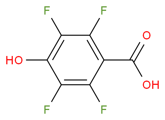 4-羟基-2,3,5,6-四氟苯甲酸_分子结构_CAS_652-34-6)