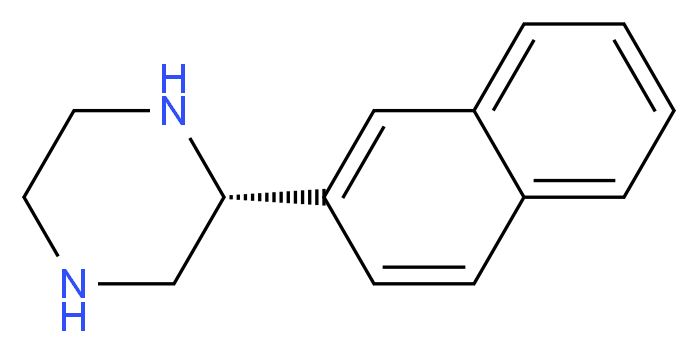 (R)-2-NAPHTHALEN-2-YL-PIPERAZINE_分子结构_CAS_)