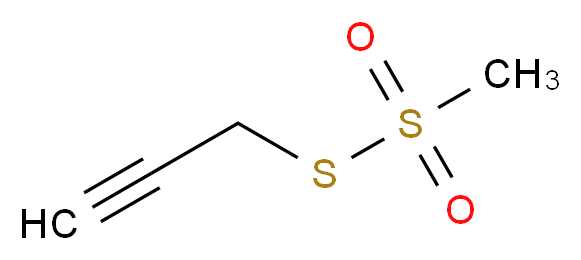 3-(methanesulfonylsulfanyl)prop-1-yne_分子结构_CAS_7651-65-2