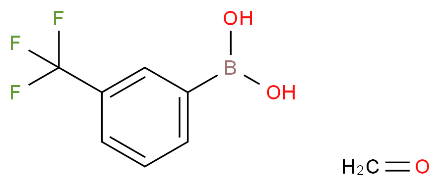 [3-(trifluoromethyl)phenyl]boronic acid; formaldehyde_分子结构_CAS_850593-08-7