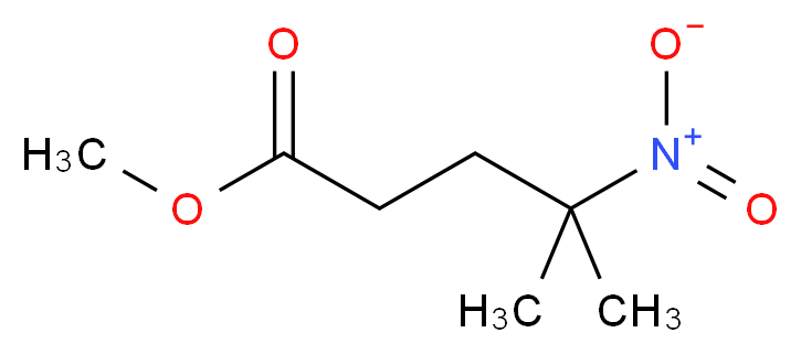 methyl 4-methyl-4-nitropentanoate_分子结构_CAS_16507-02-1