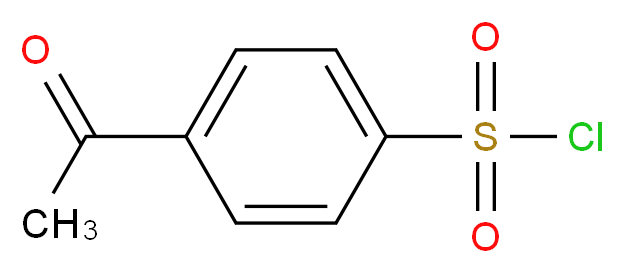4-acetylbenzene-1-sulfonyl chloride_分子结构_CAS_1788-10-9