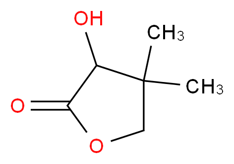 3-hydroxy-4,4-dimethyldihydrofuran-2(3H)-one_分子结构_CAS_)