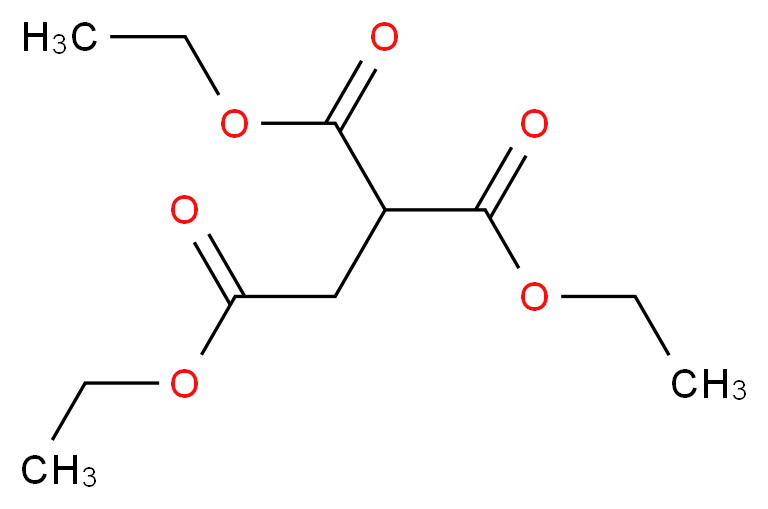 1,1,2-乙烷三羧酸三乙酯_分子结构_CAS_7459-46-3)