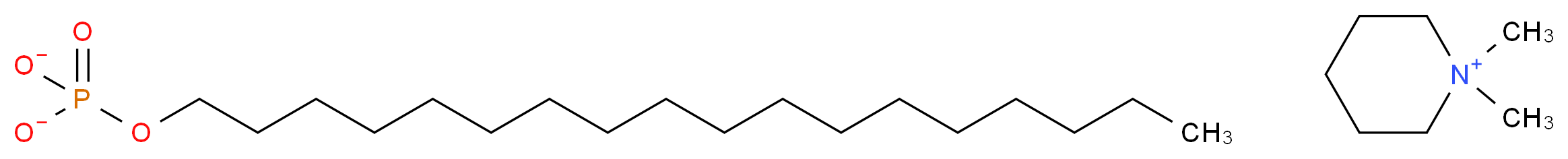 1,1-DiMethylpiperidin-1-iuM-4-yl octadecyl phosphate_分子结构_CAS_157716-52-4)