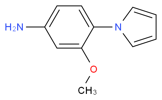 3-Methoxy-4-pyrrol-1-yl-phenylamine_分子结构_CAS_137352-70-6)