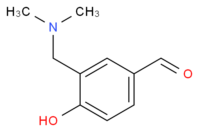 3-[(dimethylamino)methyl]-4-hydroxybenzaldehyde_分子结构_CAS_116546-04-4)