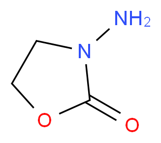 3-Amino-2-oxazolidinone_分子结构_CAS_80-65-9)