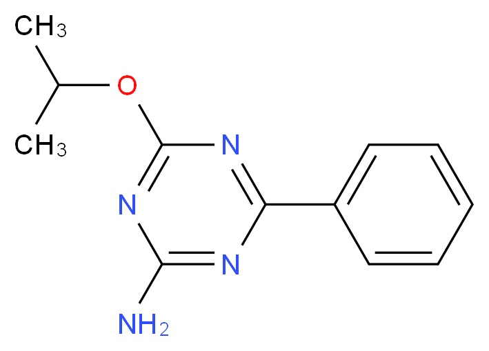 4-Isopropoxy-6-phenyl-1,3,5-triazin-2-amine_分子结构_CAS_)