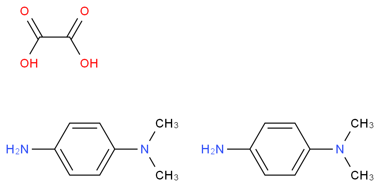 bis(1-N,1-N-dimethylbenzene-1,4-diamine); oxalic acid_分子结构_CAS_62778-12-5