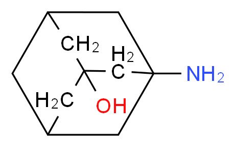 3-Amino-1-hydroxyadamantane_分子结构_CAS_702-82-9)