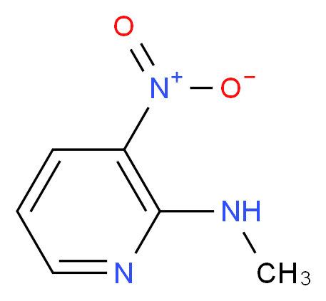 N-Methyl-3-nitro-2-pyridinamine_分子结构_CAS_)