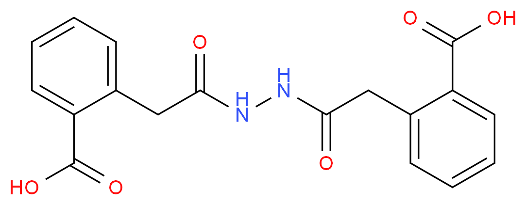 2-{2-[2-(2-carboxyphenyl)acetohydrazido]-2-oxoethyl}benzoic acid_分子结构_CAS_1088425-79-9