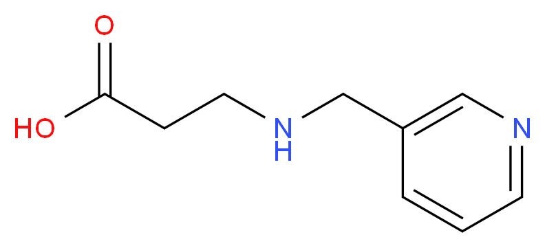N-(pyridin-3-ylmethyl)-beta-alanine_分子结构_CAS_99362-31-9)
