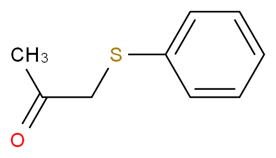 1-(phenylsulfanyl)propan-2-one_分子结构_CAS_5042-53-5