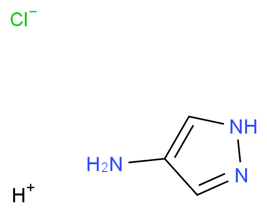 hydrogen 1H-pyrazol-4-amine chloride_分子结构_CAS_4331-28-6