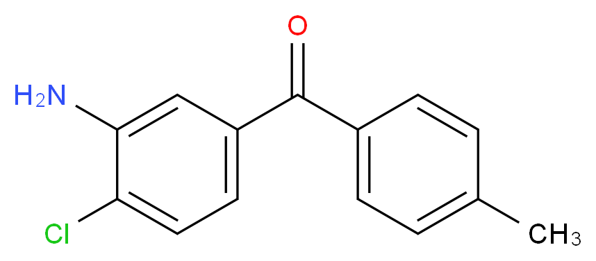 2-chloro-5-(4-methylbenzoyl)aniline_分子结构_CAS_106841-04-7