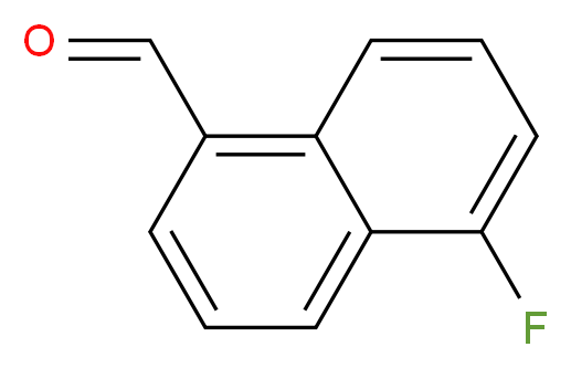 5-fluoronaphthalene-1-carbaldehyde_分子结构_CAS_110931-86-7