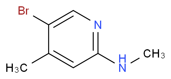 5-BROMO-2-METHYLAMINO-4-PICOLINE_分子结构_CAS_155789-99-4)