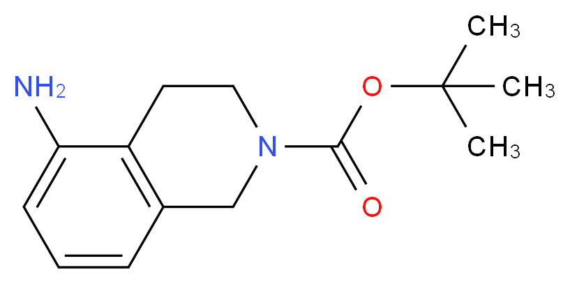 tert-Butyl 5-amino-1,2,3,4-tetrahydroisoquinoline-2-carboxylate_分子结构_CAS_201150-73-4)