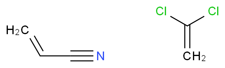 1,1-dichloroethene; prop-2-enenitrile_分子结构_CAS_9010-76-8