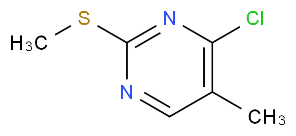 4-Chloro-5-methyl-2-(methylthio)pyrimidine_分子结构_CAS_61044-96-0)