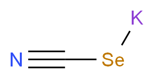 (potassioselanyl)carbonitrile_分子结构_CAS_3425-46-5