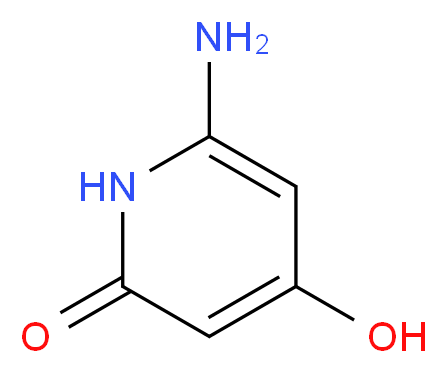 6-AMino-4-hydroxypyridin-2(1H)-one_分子结构_CAS_104767-38-6)