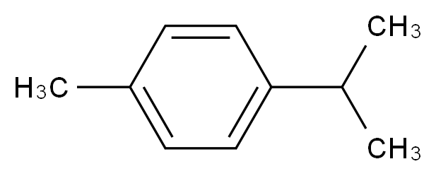 1-methyl-4-(propan-2-yl)benzene_分子结构_CAS_99-87-6