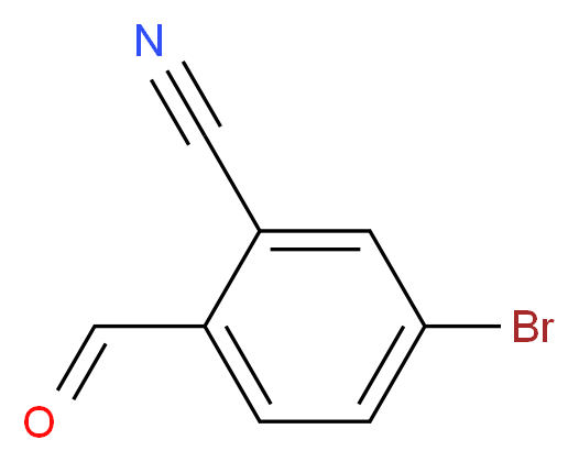 5-bromo-2-formylbenzonitrile_分子结构_CAS_523977-64-2