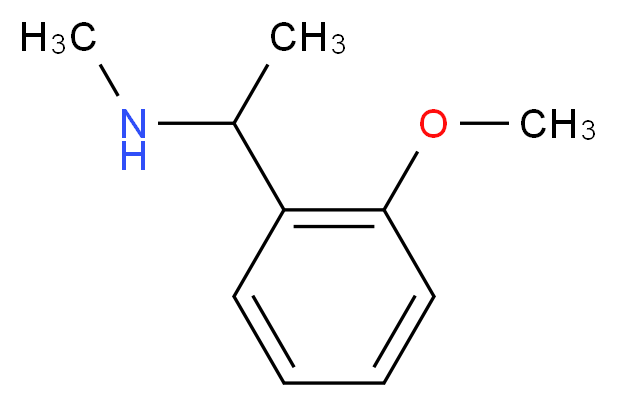 [1-(2-methoxyphenyl)ethyl](methyl)amine_分子结构_CAS_921074-81-9