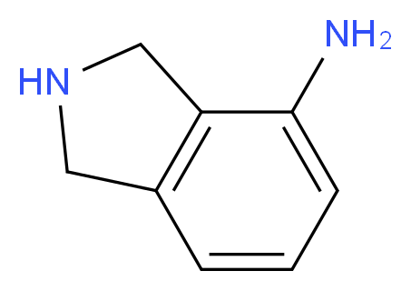 2,3-dihydro-1H-isoindol-4-amine_分子结构_CAS_92203-86-6