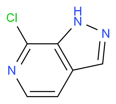 7-Chloro-1H-pyrazolo[3,4-c]pyridine_分子结构_CAS_76006-11-6)