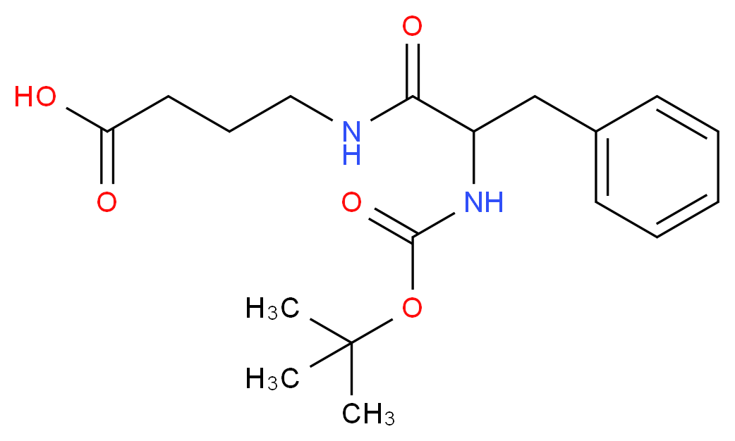 4-(2-{[(tert-butoxy)carbonyl]amino}-3-phenylpropanamido)butanoic acid_分子结构_CAS_112670-47-0