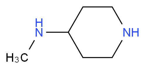 N-methylpiperidin-4-amine_分子结构_CAS_45584-07-4