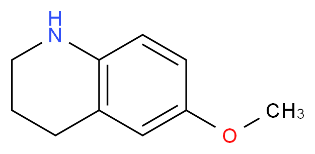 6-甲氧基-1,2,3,4-四氢喹啉_分子结构_CAS_120-15-0)