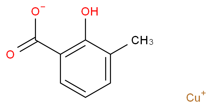 Copper(I) 3-methylsalicylate_分子结构_CAS_326477-70-7)