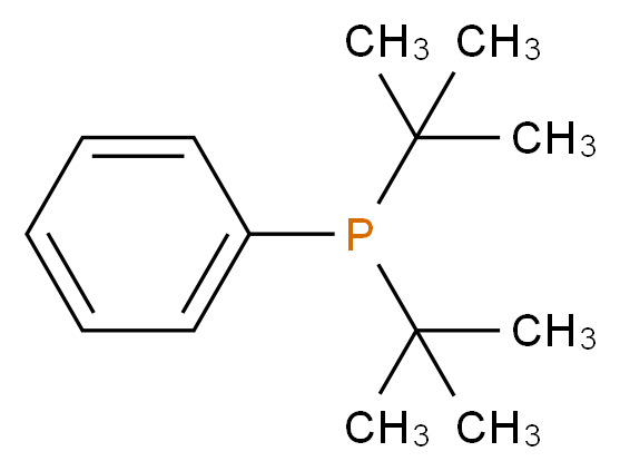 di-tert-butyl(phenyl)phosphane_分子结构_CAS_32673-25-9