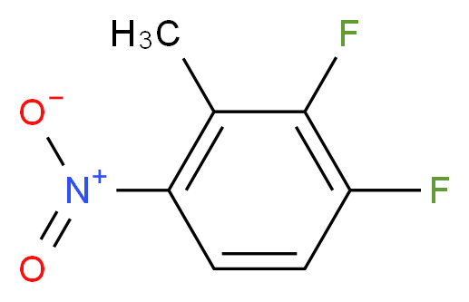 1,2-difluoro-3-methyl-4-nitrobenzene_分子结构_CAS_914348-35-9