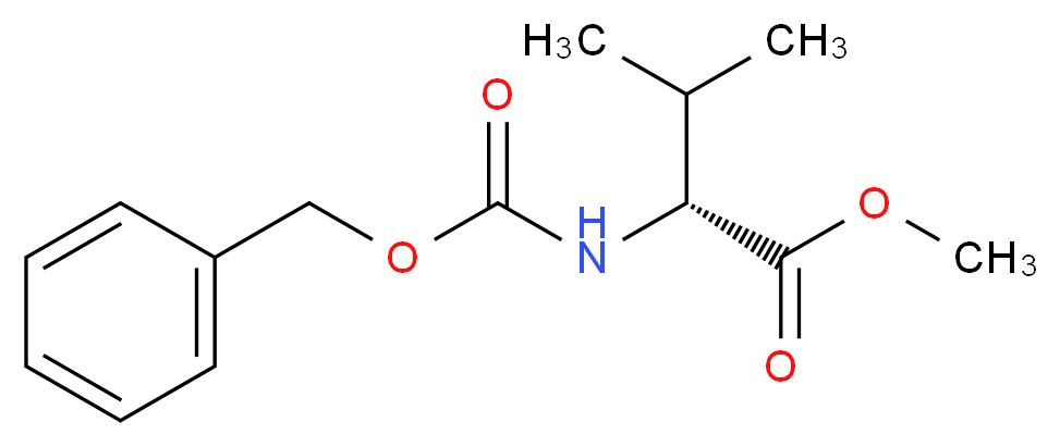 N-Benzyloxycarbonyl D-Valine Methyl Ester_分子结构_CAS_154674-67-6)