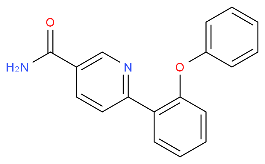 6-(2-phenoxyphenyl)nicotinamide_分子结构_CAS_)