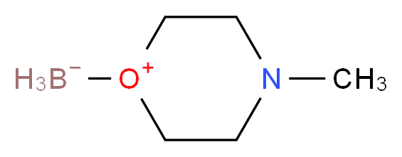 (4-methylmorpholin-1-ium-1-yl)boranuide_分子结构_CAS_15648-16-5