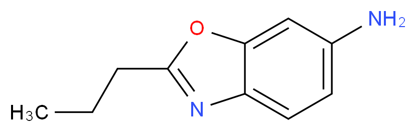 2-Propyl-1,3-benzoxazol-6-amine_分子结构_CAS_)
