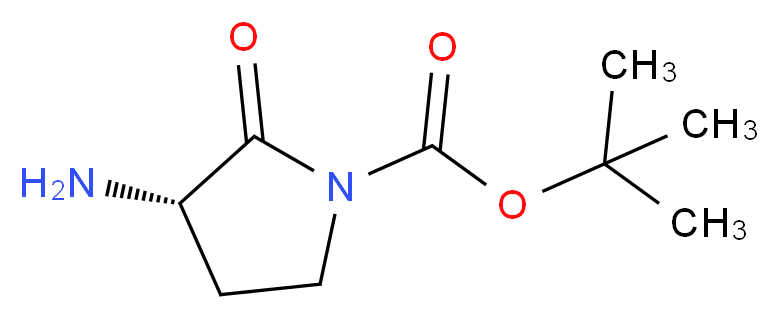 (S)-BOC-3-AMINO-2-PYRROLIDINONE_分子结构_CAS_92235-34-2)