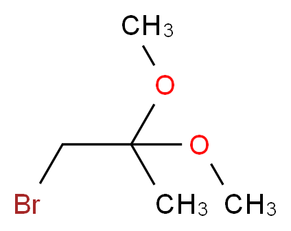 1-bromo-2,2-dimethoxypropane_分子结构_CAS_126-38-5