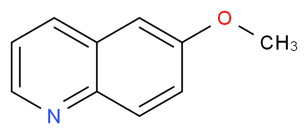 6-甲氧基喹啉_分子结构_CAS_5263-87-6)
