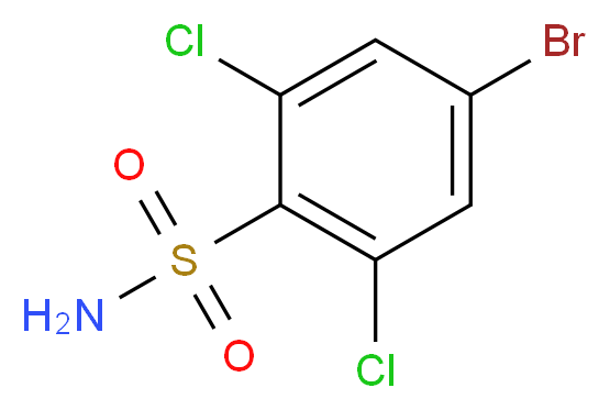 4-Bromo-2,6-dichlorobenzenesulphonamide_分子结构_CAS_)