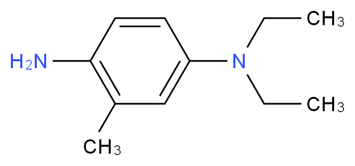 N-4,N-4-Diethyl-2-methyl-1,4-benzenediamine_分子结构_CAS_148-71-0)