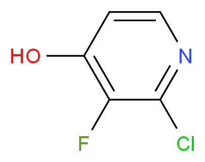 2-chloro-3-fluoropyridin-4-ol_分子结构_CAS_1184172-46-0)