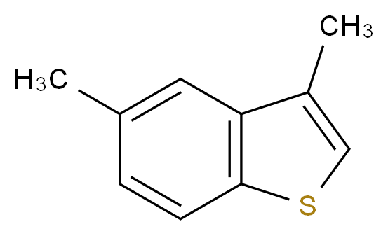 3,5-dimethyl-1-benzothiophene_分子结构_CAS_1964-45-0